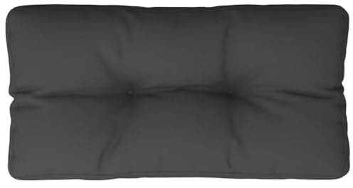 vidaXL Coussin de Palette Noir 70x40x12 cm Tissu
