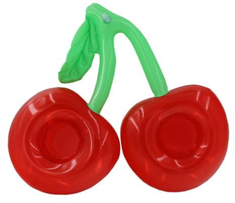 CORHAD 2stücke Aufblasbarer Cherry Drink Cup Holder Schwimmender Getränkehalter Für Pool Und Strand Für Sommerpartys Und Dekoration Im Wasser Strapazierfähigem Gefertigt