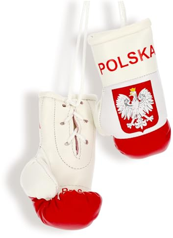 ProSx Mini Boxhandschuhe fürs Auto I Autospiegel Anhänger I Flaggendesigns I Rückspiegel I Geschenk I Boxhandschuhe Deko fürs Auto I Innenspiegel Accessoires