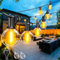 JEKEMORYE Catena Luci da Esterno Giardino G40 150Ft 45M LED Lampadine Filo IP44 Lucine da Luce Luminosa Fila Catene Gazebo Lampade per Terrazzo