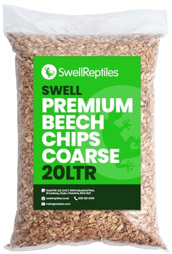 Swell Reptiles | Beech Chips | Reptile Substrate | Coarse 20L