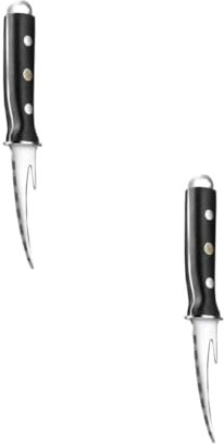 Cabilock 2stücke Garnelenschneider Mit Holzgriff Werkzeug Zum Entfernen Von Garnelenlinien Und Schalen Für Küche Restaurant Und Meeresfrüchte-Dinner