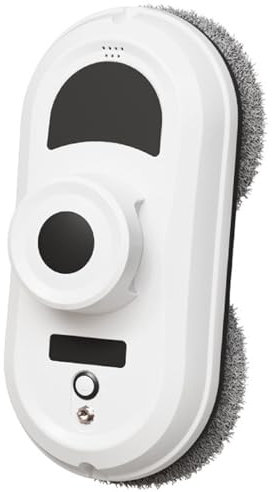 SHENGSHIYU Limpia Cristales Robot, limpiacristales automatico con Control Remoto inalámbrico, Operación silenciosa, Protección anticaídas limpiacristales electrico para Limpieza Segura en Edificios