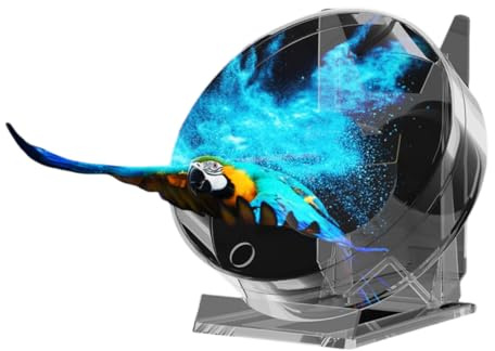 XUMIUZIY Ventilador de Holograma 3D, Proyector 3D Hologram con WiFi & App, 1080x1600 Resolución HD 170 ° Pantalla de Publicidad Holográfica LED con Remoto, para Tiendas Comerciales