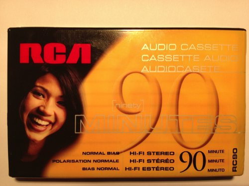 RCA 90 Minuten Kassette (schwarz, Cassette)