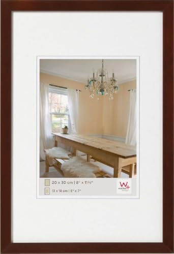 walther design Bilderrahmen nussbaum 40 x 60 cm Peppers Holzrahmen BP460N