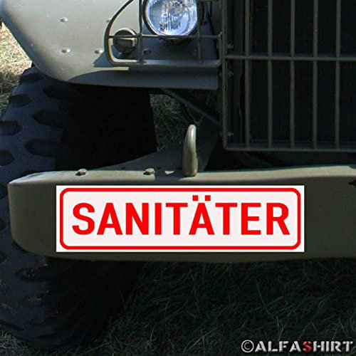 Magnetschild Sanitäter Arzt Feuerwehr für KFZ Fahrzeuge #A176