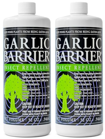 Garlic Barrier Insect Repellent Liquid Bundle, 32 oz (Pack of 2)