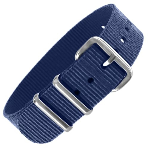 Pacific Time Uhrenarmband Nylon 16 mm bunt atmungsaktiv waschbar Kinder Sport Wechselarmband