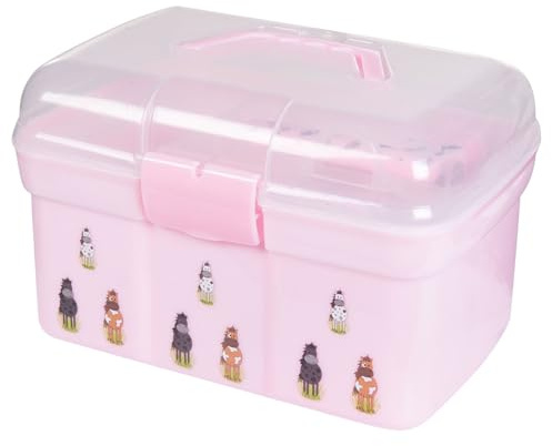 HKM Little Horses Putzset rosa One Size, 35 cm x 22 cm x 23 cm