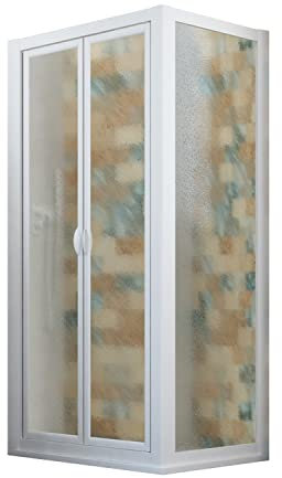Duschkabine Saloon 75 x 95 AP. 95 cm H 185 aus Acryl Mod. Delta Duo