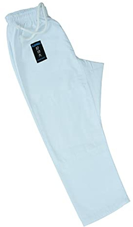 Playwell Kids Elite BJJ Jiu Jitsu Gi Training Pants (Trousers) - WHITE