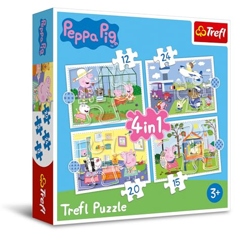 Trefl - Puzzle 4-in-1: Erinnerungen an die Ferien, 4+