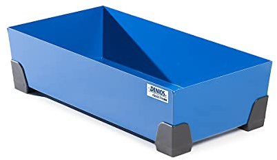 Kleingebindewanne classic-line aus Stahl, lackiert, o. Gitterrost, 40 Liter, 774x392x200