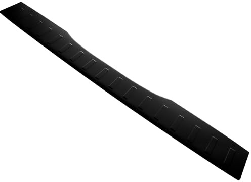 Aroba AR1150-PB Edelstahl Schwarz Pulverbeschichtet Ladekantenschutz kompatibel mit Mercedes Benz V Klasse & Vito ab BJ. 5.2014> passgenau Abkantung Farbe Schwarz