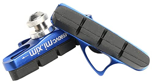 Harilla Fahrradbremsbeläge Mountainbike Gummi V-Bremshalter Pads Zubehör für die meisten MTB-Bikes Zange, BLAU