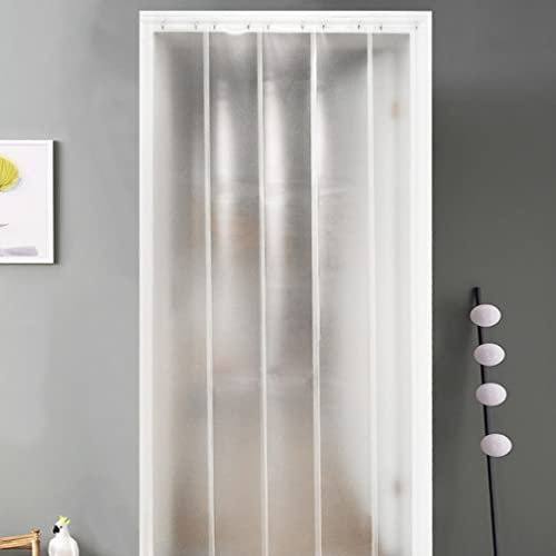 YiYYPT Streifenvorhang/Lamellenvorhang Matt PVC-Streifenvorhang Datenschutzschutz Kunststoffvorhangstreifen Dicke 1.5/2.1mm Breite 185mm Hoher Lichtdurchlässigkeit Lamellen (1.5mm,Height:2.5m/1pcs)