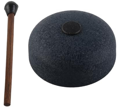 Steel Tongue Drum Mini Handpan Trumma med Drumstick 6 Notes Slagverksinstrument för Både Nybörjare och Erfarna Musiker (Marinblå)