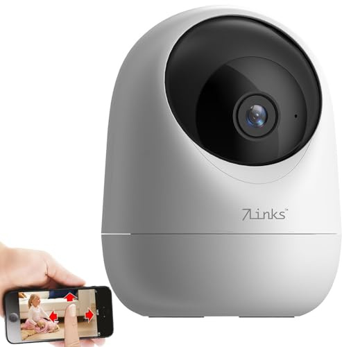 7links Kamera Indoor: WLAN-Pan-Tilt-Kamera mit 2K, Privat-Modus, IR-Nachtsicht (Indoor Camera, Überwachungs, IP)