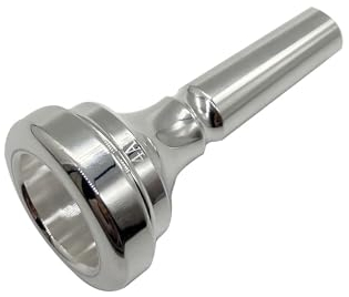 Missmore Versilbertes Posaunen-Mundstück, 4AL, großer Schaft