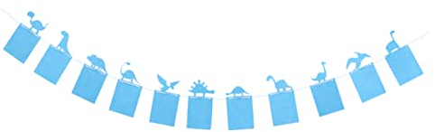 Gogogmee 1pc Dinosaurier Bunting Baby Geburtstag Party Dekorationen Geburtstag Feier Hängen Fahnen Dinosaurier Thema Party Dekoration String Flaggen Set