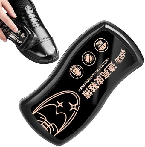 Esponja limpiadora de zapatos, aplicador de esmalte de zapatos, limpieza rápida, esponja plumera, limpiador de cuero de zapatos para limpieza, brillo