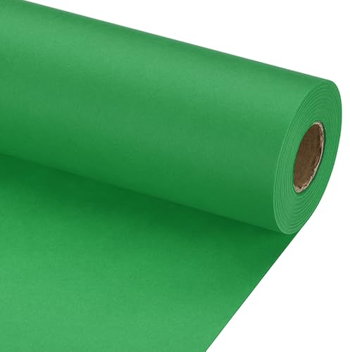 PATIKIL Geschenkpapier, 29.6cm x 20m 70 GSM Geschenkpapier Rolle Geschenkpapier Einfarbig Packpapier Wrapping Paper für Poster Pinnwand Geschenkverpackung, Grün