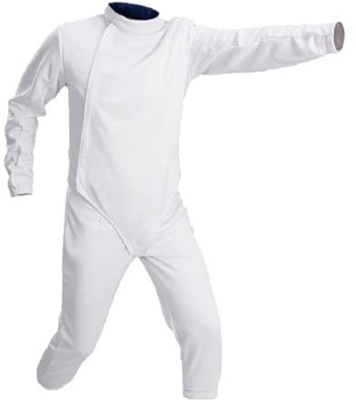 LYXXJRYBHD 350N Fechtsportuniform, Fechtausrüstung, 3-teiliges Set Aus Jacke, Hose Und Weste, für Florettdegen Und Säbel, Linke Hand(42)