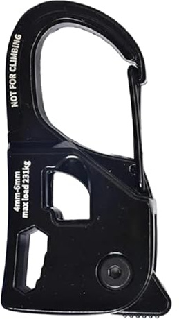 Tensor de cuerda, tensor para exteriores, aleación de aluminio, resistente al óxido, diseño ligero, resistente a la corrosión, configuración rápida, accesorios de paracaídas para supervivencia de