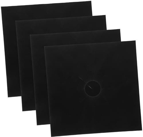 DECHOUS 4pcs Stove Burner Liners Non-Stick Stovetop Covers Gas Stove Burner Protectors