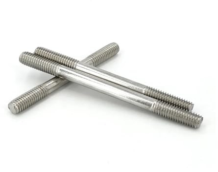 Varillas roscadas de doble extremo (1 unidad) - Pernos sin cabeza de acero inoxidable 304 A2 for uso industrial y sanitario(M5 60mm)