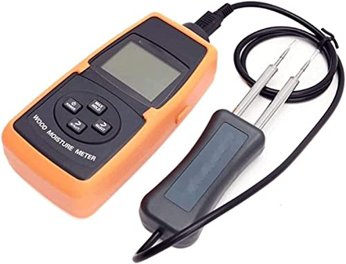 ZHJOPP Igrometro per Legno, misuratore Digitale di umidità, Tester di umidità con Display LCD, Adatto per cartongesso, Legno, Legna da ardere