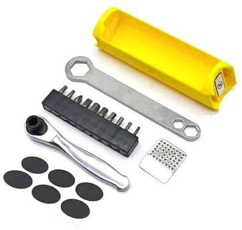 Compacts Boîte à Outils Cyclisme avec Clés et Fixation Étanche pour Vélo de Route Urgences Réparation Pochette Outils