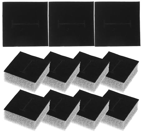 Healeved Insert en Mousse Noire pour Boîte à Bijoux, Lot de 30 Pièces, Coussinets Protecteurs pour Rangement et Présentation Élégante des Bijoux