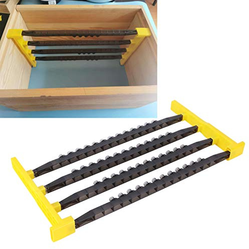 Hapivida Kit Élevage Reines Abeilles, Cellules Cupules Apiculture Ruche, 15 Cupules Plastique Léger, Système Production Reines Apiculteurs Professionnels