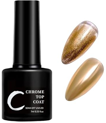 Esmalte Sellador para Polvo Chrome 7 ml Esmalte Semipermanente de Larga