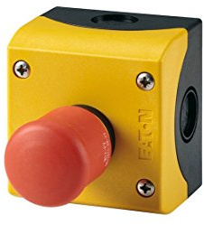 Eaton 216525 not-Halt/aus-Taste, D = 38 mm, Zugentriegelt, unbeleuchtet, 1 Öffner, 1 Schließer, Aufbau