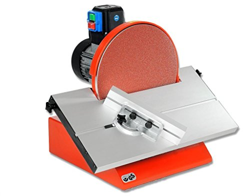 Hegner Scheibenschleifmaschine HSM 300 (für Holz, Kunststoff, Metall; Scheiben-ø 300 mm; Schleiftisch 45° schwenkbar) 6400000, Orange