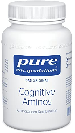 Pure Encapsulations - Cognitive Aminos - Aminosäuren - Mit Phenylalanin, Carnitin, Taurin, Tyrosin und Tryptophan - 60 Kapseln