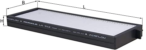 MAHLE LA 912/S Filter, Innenraumluft für HYUNDAI i20 I (PB, PBT) | Kompatibel mit: HYUNDAI i20 I