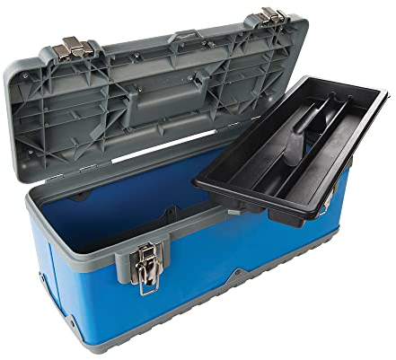 Silverline 386076 Werkzeugkasten, mehrfarbig, 470 x 220 x 210 mm