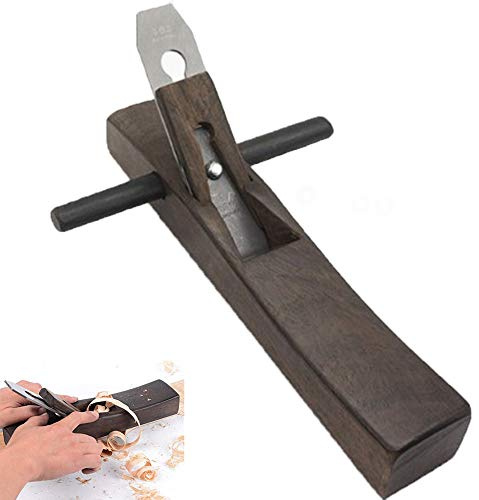 BRICOLAGE Menuiserie Mini Bloc De Bois, Main Planer Rasoir À Main Solide, Lame En Acier Coulé (35 * 6 * 4.5 Cm)