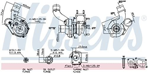 Nissens Lader Turbolader Turbo Aufladung 93238