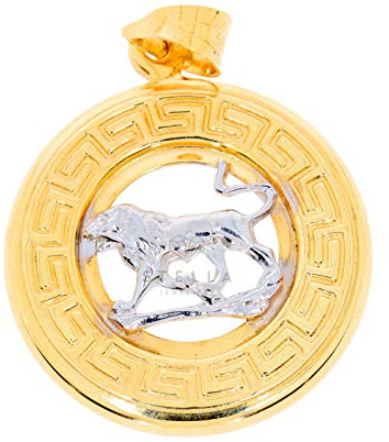 Stella-Jewellery Kettenanhänger Sternzeichen Anhänger 585 Gold Tierkreiszeichen Horoskop 14 Karat Löwe (23.07. - 23.08.)