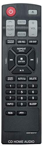 VINABTY AKB73655707 Mando a Distancia reemplazado para LG Stereo Audio Mini HiFi Sistemas de Cine en casa CM4320 CM4330 CM4520 CM4530 XBOOM