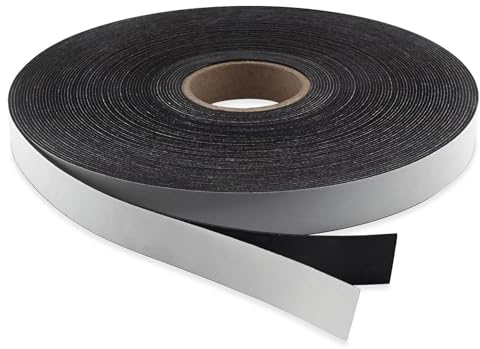 TK Gruppe Timo Klingler 5x 3 Meter Magnetklebeband Magnetstreifen Metallband Magnetfolie Band Klebeband Magnet Magnetband Klebestreifen selbstklebend