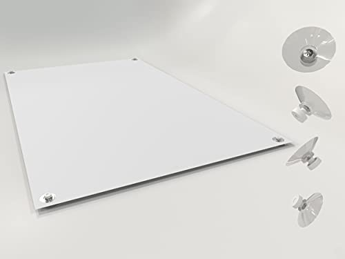Home-Vision® Dachfensterrollo Verdunkelungsrollo Velux-kompatibel ohne Bohren mit Saugnäpfen Lichtundurchlässig Thermorollo Thermo-Rollo für Dachfensterr (Weiß, F08-48cm x 115cm)