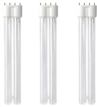 AquaOne 24 Watt UVC Ersatzlampe Wasserklärer 2G11 Sockel Leuchtmittel Lampe Teich Filter 3er Set