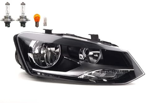 Johns, Scheinwerfer Halogen passend für VW Polo 09 6R 06/2009-03/14 Rechts Leuchtmittel