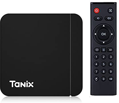 Android TV Box 11.0, 2GB RAM 16GB ROM S905X2 Quad Core Cortex-A53 CPU Support Cast Screen 2.4G/5G Wifi BT 4.0 USB 3.0 LAN 1000M Ethernet 3D 4K Smart Set Top Box